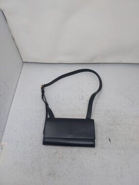 The Row Black Buckle Strap Cross Body Bag